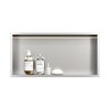 Neohomee 24x12 Wall Niche with Non-dimmable LED Light Strips, Brushed