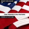 G128 Combo Pack: 6 Ft Aluminum Spinning Flagpole (White) &