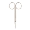 MUJI 15844456 Steel Eyebrow Cutting Scissors Total Length Approx. 3.5