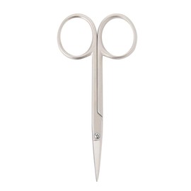 MUJI 15844456 Steel Eyebrow Cutting Scissors Total Length Approx. 3.5 inches (90 mm), Case Included
