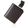 Men's Bi-Fold Tochigi Leather, Box-Shaped Coin Purse, Soft, Compact Wallet,