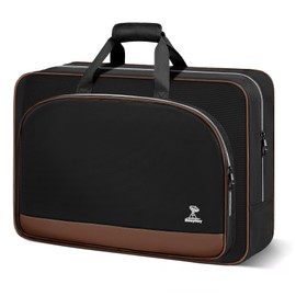 Bosynoy Carrying Case for Starlink Gen 3 – Waterproof Travel Bag Fits Starlink Dish and Accessories, Shockproof Storage with Inner Pocket for RV, Camping, and Outdoor Use，Black Brown