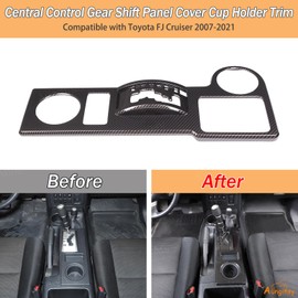 Central Control Gear Shift Panel Trim Cover for Toyota FJ Cruiser 2007-2021
