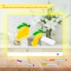 LED Drawing Board, 13.7"X10" LED Note Board with Colors, Light