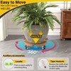 Goovilla Plant Stand with Wheels Heavy Duty, 1Pack Adjustable 15-22
