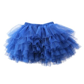 elamccor Baby Girls' Tutu Skirt Toddler 6 Layered Tulle Tutus 1-8T Blue