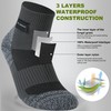 IZL waterproof Socks Breathable Thin Moisture Wicking Low Cut Cushioned