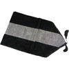 Emma Barclay Eclat Tasseled Runner 13 x 72 inches Black,