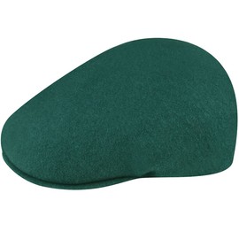 Kangol Hat 504 Wool Flat Cap 0258BC Winter Pine Green Size: X-Large