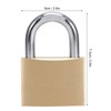 Heavy Duty Outdoor Locker Lock Thick Multifunctional Security Safety Brass