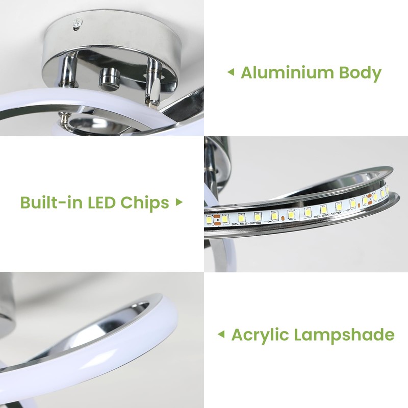 Comely Modern LED Ceiling Light, 22 W LED Ceiling Light,