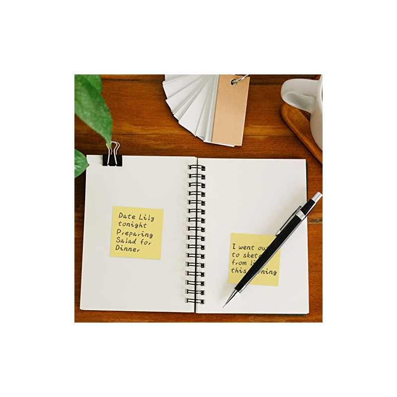 ZCZN Notas Adhesivas Pack de 24 Bloc de notas, 38