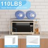 Expandable Kitchen Storage Shelves,110LBS Heavy Duty Metal Shelving Units and