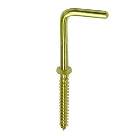 DAIDOHANT 10185284 (Hanging Bracket/Hook) Brass Foot Length Western Lamp Nail [32mm] (A) 32 x (B) 34 x (C) 20 mm [Brass] (4 pieces)