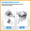 Partuto 1 Set Front Left Side Door Lock Cylinder Cable