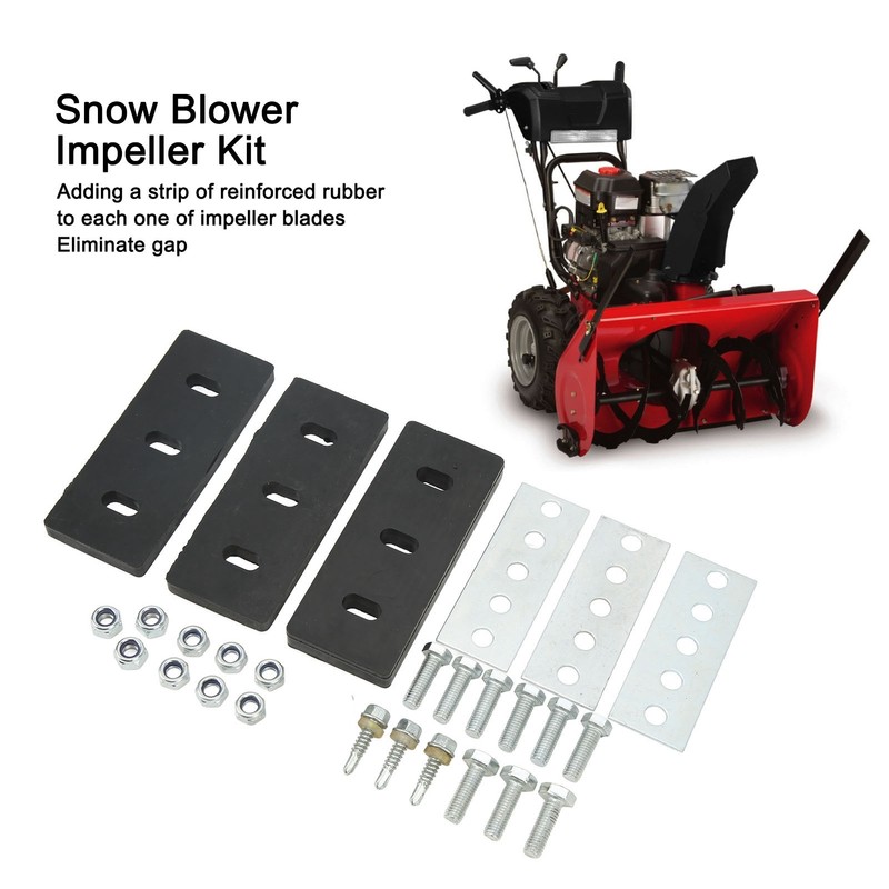Snow Blower Impeller Kit Modification 3/8in HD 3 Blade Universal
