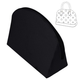 Fovasen Bags Organiser Felt Handbag Organiser for Alma BB PM Insert Tote Organiser - Alma BB,black