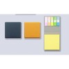Stationery and Office Supply Notebook Black for school, and desk