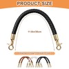 6 Pack Shoulder Bag Purse Handles 3 Color, 12 Inch