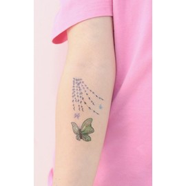 5 Sheets Glitter Butterfly Temporary Tattoos for Girls - Butterfly Party Favors Decorations for Kids Women (Butterfly5)