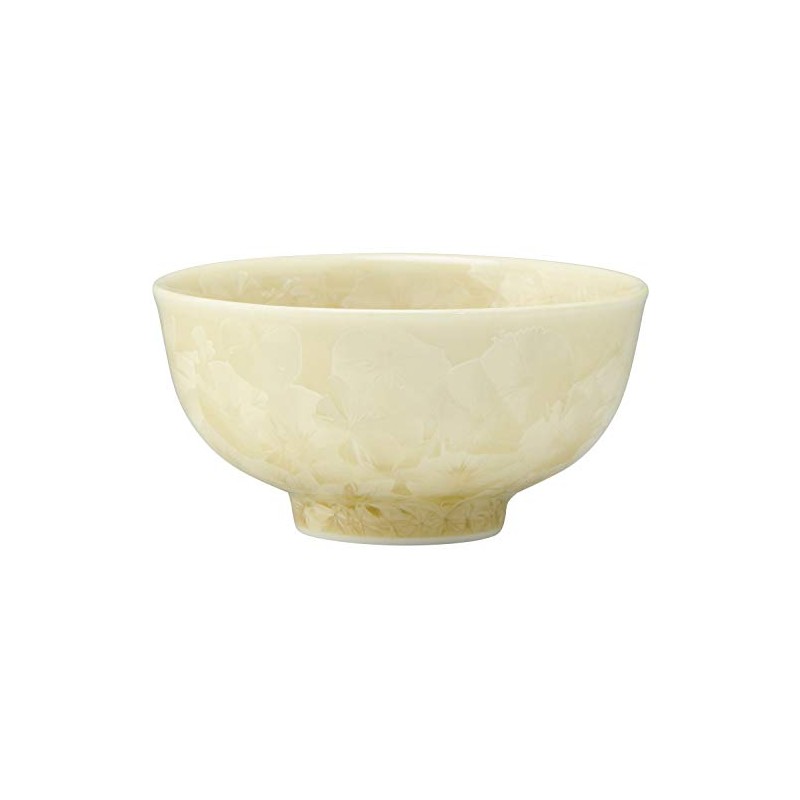 Kyo Ware KTA467-02 Kiyomizu Ware Pottery Kiln Rice Bowl, Small