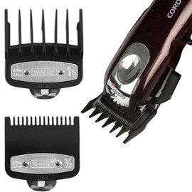 XUKZIMA 2 Stück Haarschneidemaschine Aufsätze Haarschneider Führungskämme, Magic Clip Trimmer Rasierer, Bartschneider Aufsteckkamm-Set