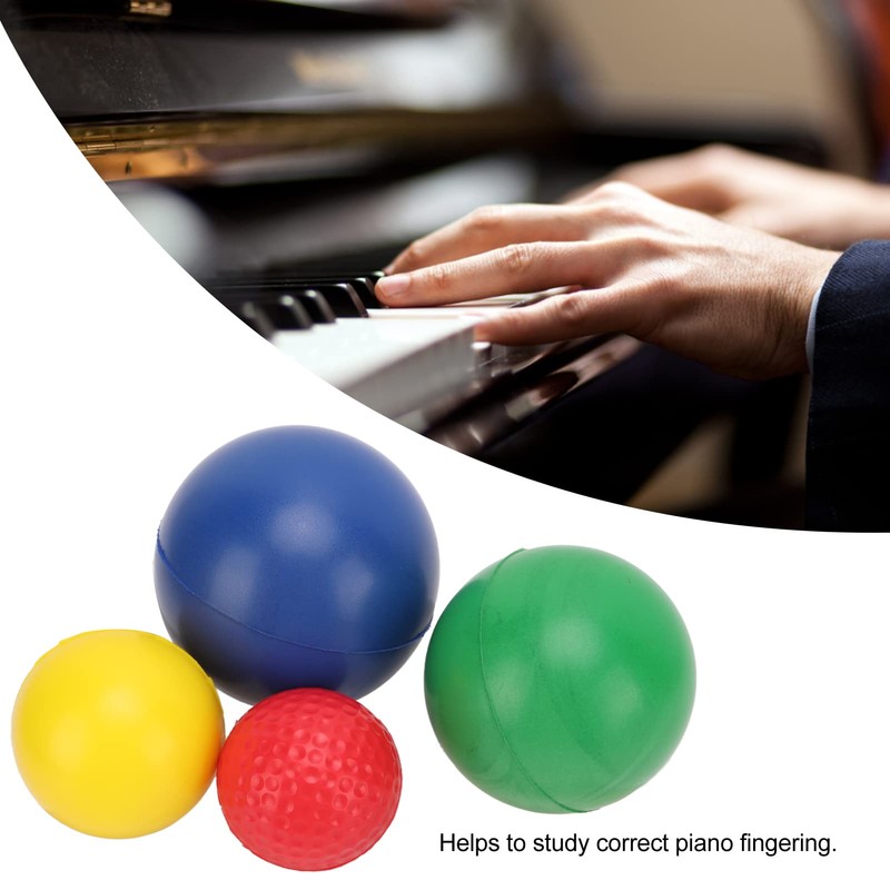 Janzoom Hand Exercise Balls, Different Sizes Grip Strengthener Ball, High