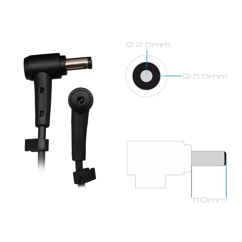 AC-Adapter 65 Watt - OB original for Asus F75A Serie