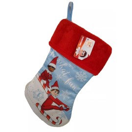 Ruz Sledding Elf On The Shelf Christmas Stocking  16 inch  New  OH What Fun