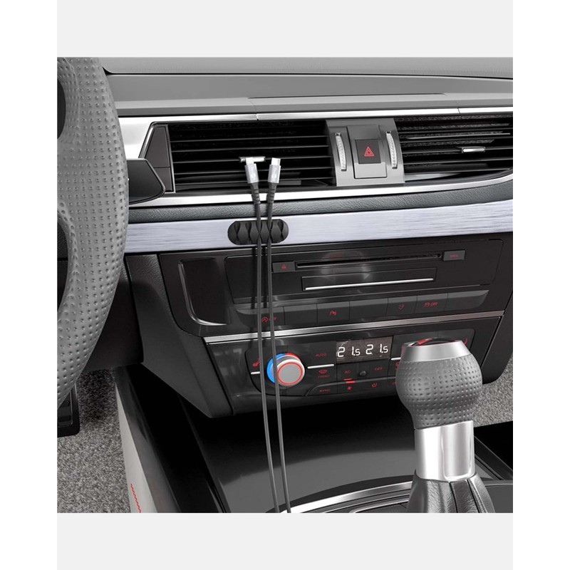 Goobay Kabel Management 4-Slots, schwarz