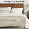 ClevaHome Classic Stripe Sheet Set - 4 Pieces Super Soft