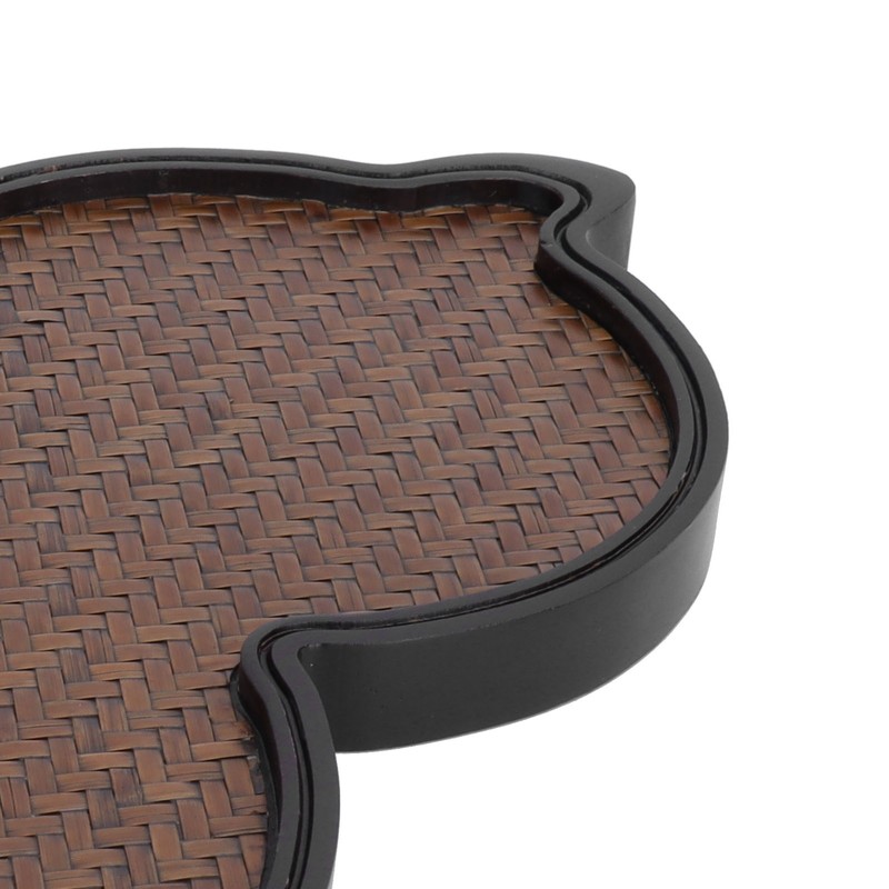 Mat Surface Bamboo Small Tea Tray Tea Plate for Teawares