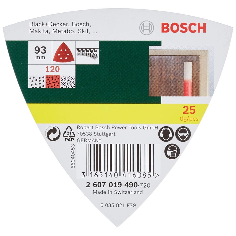 Bosch Home and Garden DIY 25tlg. Schleifblatt Set verschiedene Materialien