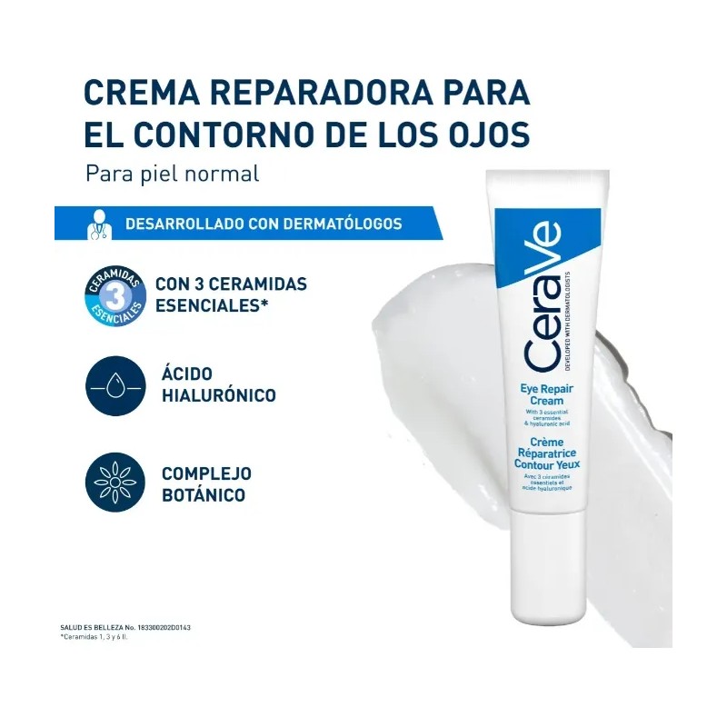 Cerave Contorno De Ojos Sensibles Sin Grasa 14ml