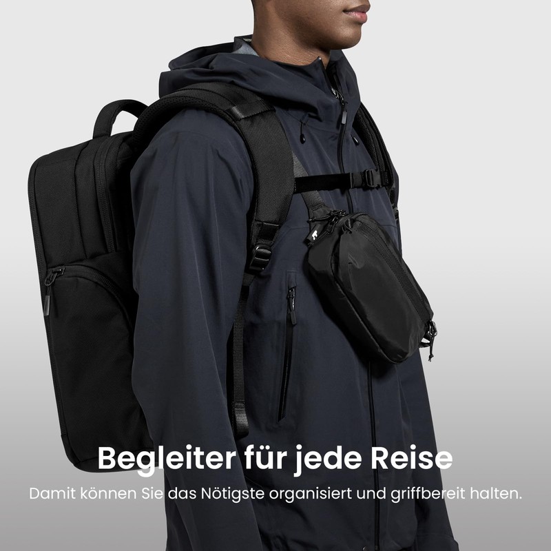 t33 chest pocket, black