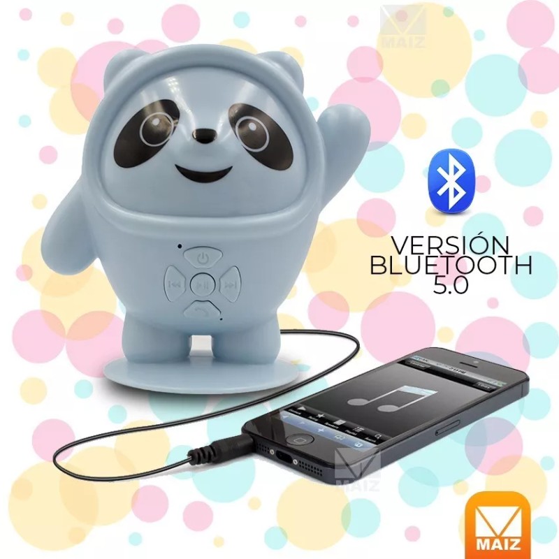 Maíz 5pzs Bocina Recargable Usb Bluetooth Portatil Kawaii