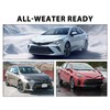 YLT AUTO Front Upper Lower Bumper Grille Set Compatible with