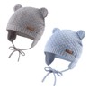 JANGANNSA Cute Knitted Boys Girls Christmas Beanie Warm Earflap Winter