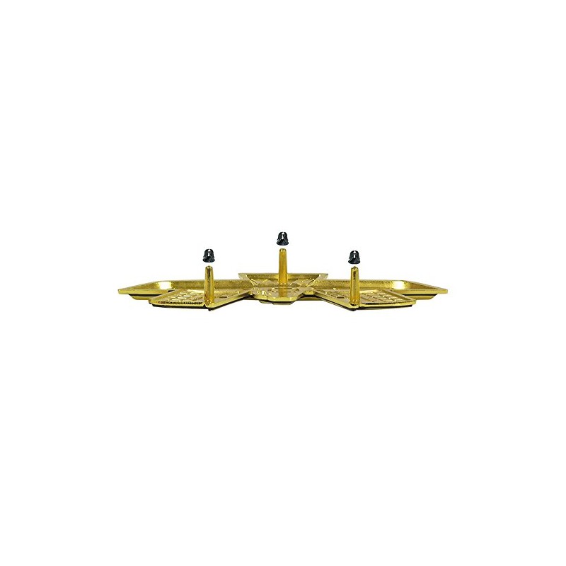 Auto Krafters Compatible/Replacement for Fender Emblem “406” Eagle Gold Front
