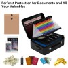 Overseas Stock Convenient Secure Fireproof and Waterproof Lockable Hard Shell
