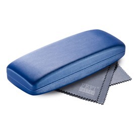 Fefi Hard Glasses Case with a Silk Look Size M Available in Metallic Colours -