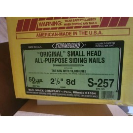 Maze 10 Lbs USA Made Maze 8D "Original" Small Head All-Purpose Siding Nails 2.5"