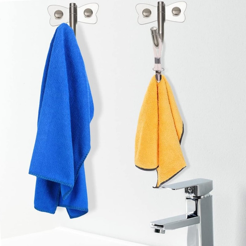 Coehaopike 6 Pcs Towel Holder Clips - Bathroom and Kitchen