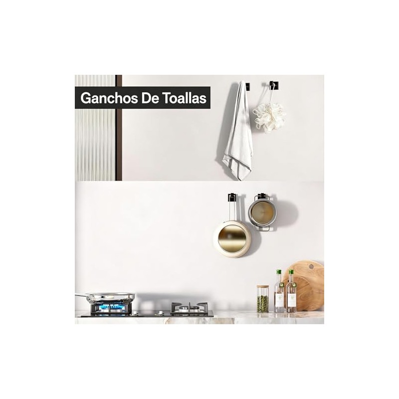 5 Pcs Acero Inoxidable Accesorios para Baño, Juego de Accesorios