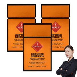 Grain On Kamut Brand Mill Premium Enzyme 90, 30 servings, 3 boxes / 그레인온 카무트 브랜드밀 프리미엄 효소 90, 30회분, 3박스