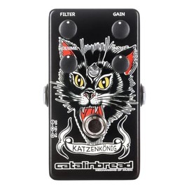 Catalinbread Traditional Ink Collection Katzenkonig Fuzz Guitar Effects Distortion Pedal with Adjustable Controls