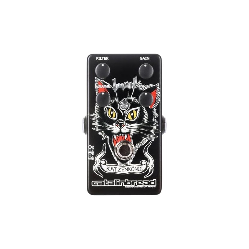 Catalinbread Traditional Ink Collection Katzenkonig Fuzz Guitar Effects Distortion Pedal