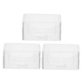 WHAMVOX 3pcs Acrylic Billiard Chalk Holder Portable Transparent Pool Cue Chalk Storage Case Versatile Snooker Accessory for All Skill Levels Effortlessly