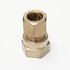 LTWFITTING Brass 1/2-Inch OD x 1/2-Inch Female NPT Compression Connector