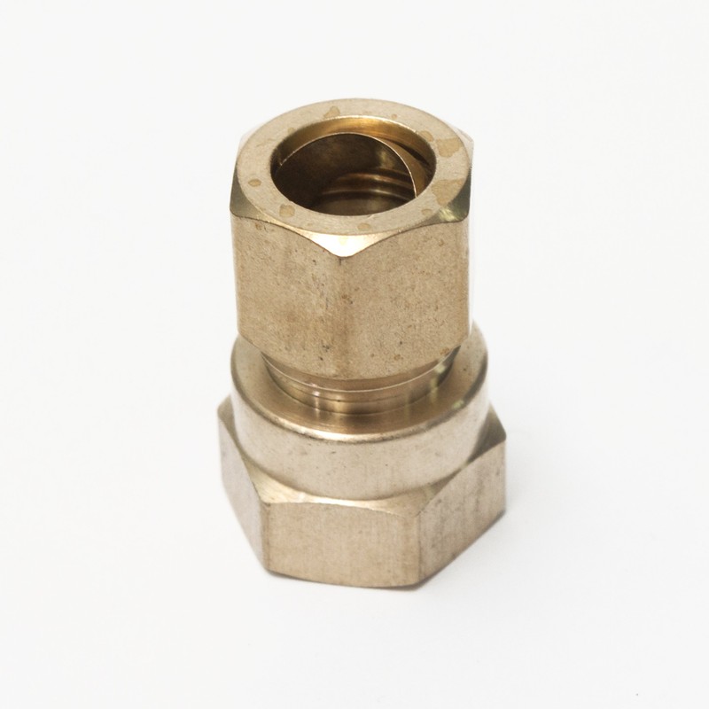 LTWFITTING Brass 1/2-Inch OD x 1/2-Inch Female NPT Compression Connector